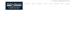 Desktop Screenshot of hallandhunter.com